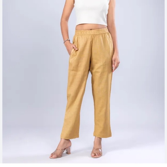 Poetry Pants - Poetry Butter Yellow Linen Pants